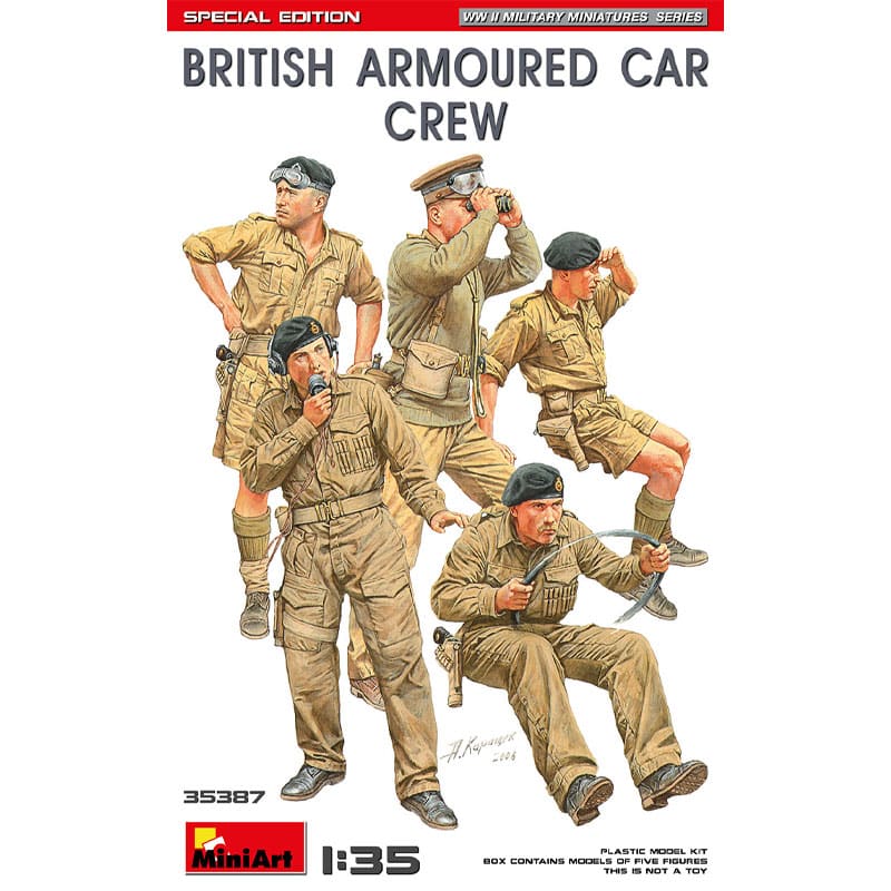 Miniart British Arrmour ed Car Crew. Spec Edition (1/35) 35387