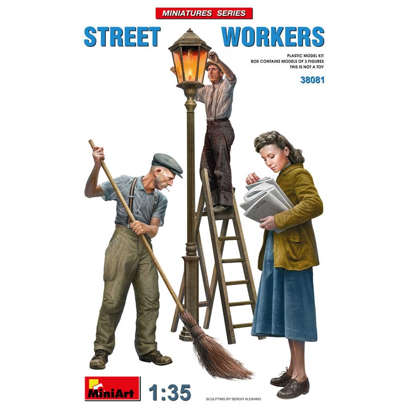 Miniart Street Workers 38081 (1/35) 38081
