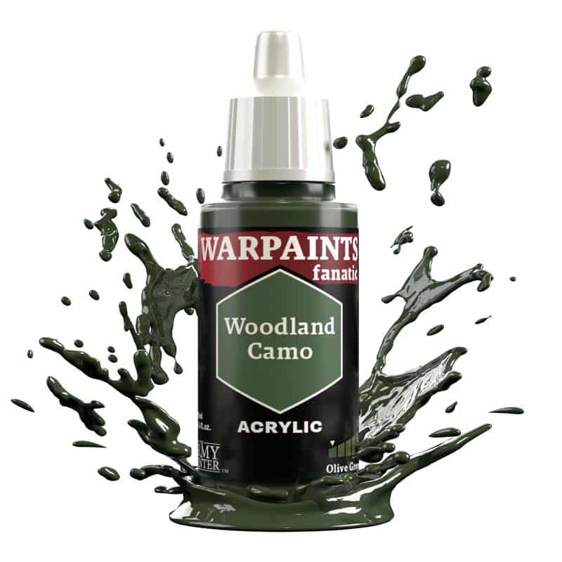 The Army Painter Warpaints Fanatic: Woodland Camo WP3067P