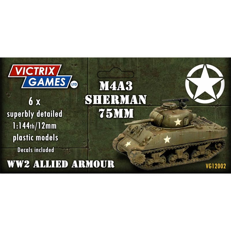 Victrix Sherman M4A3 75mm (12mm) VG12002