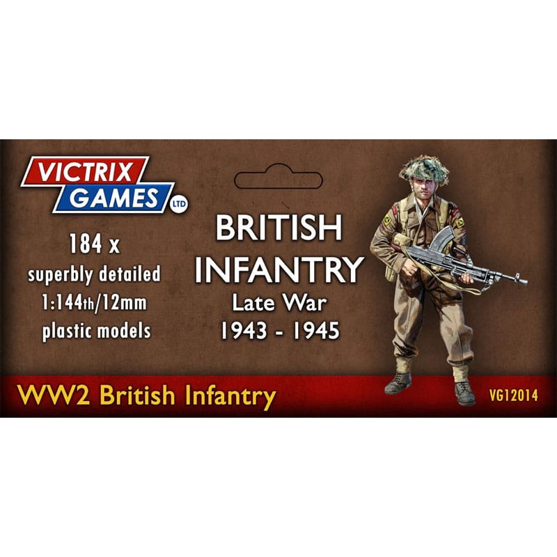 Victrix British Infantry and Heavy Weapons (12mm) VG12014