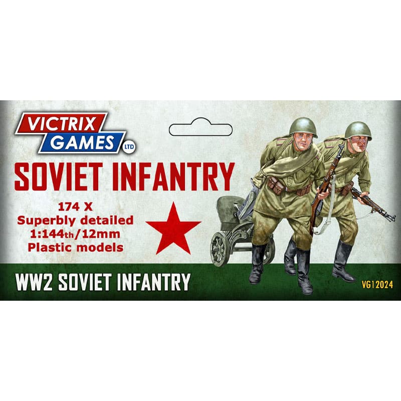 Victrix Soviet Infantry and Heavy Weapons (12mm) VG12024