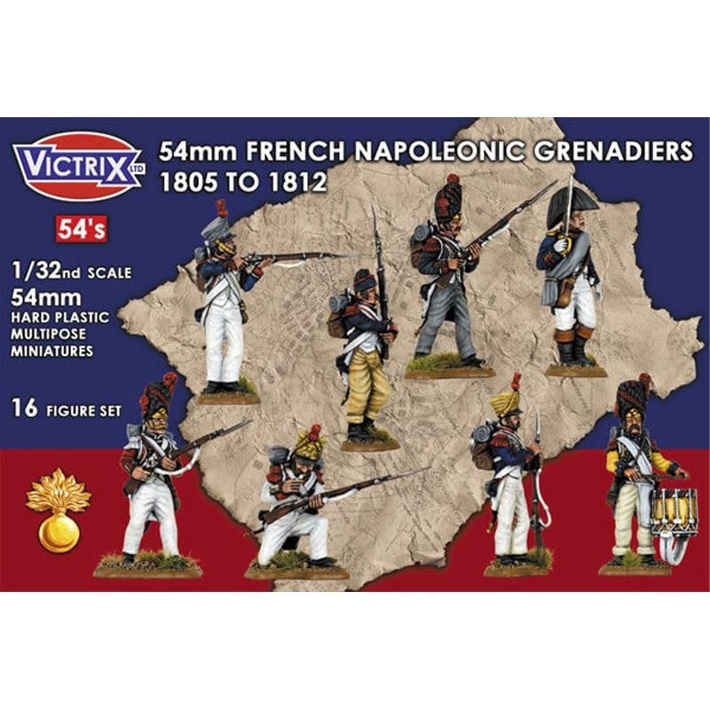Victrix French Napoleonic Grenadiers 1805-1812 (54mm) VX5402