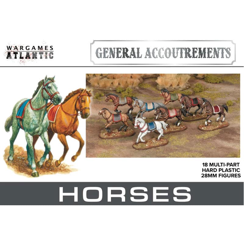 Wargames Atlantic Horses (28mm) |WAAGA001