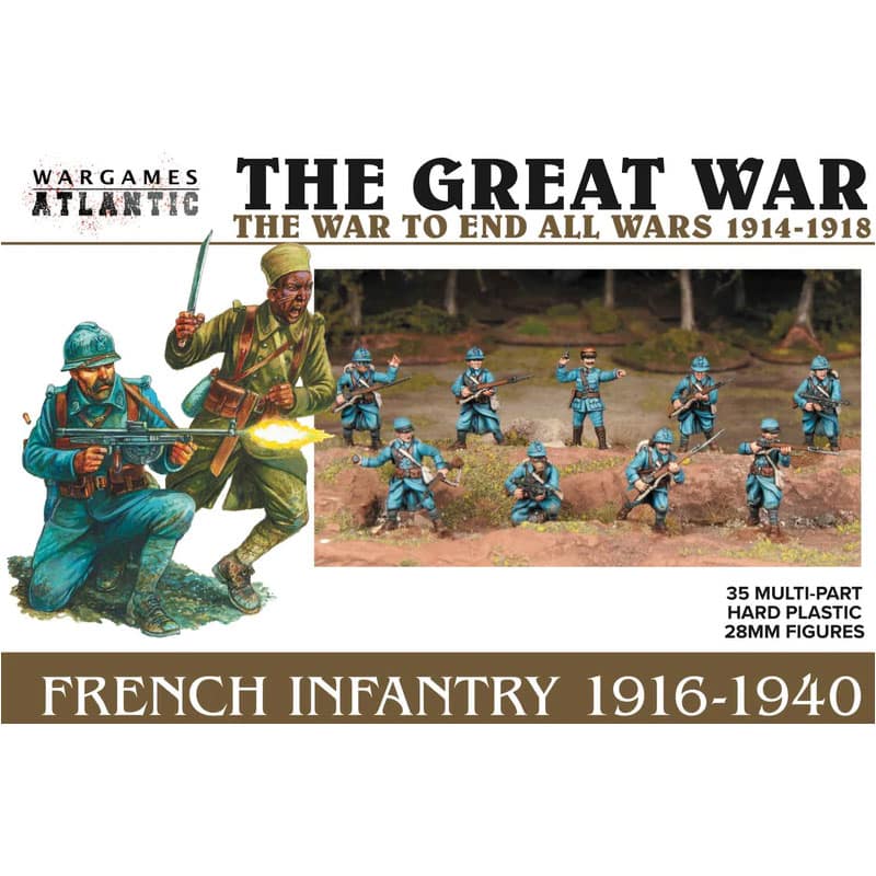 Wargames Atlantic French Infantry (1916-1940) (28mm) |WAAGW002