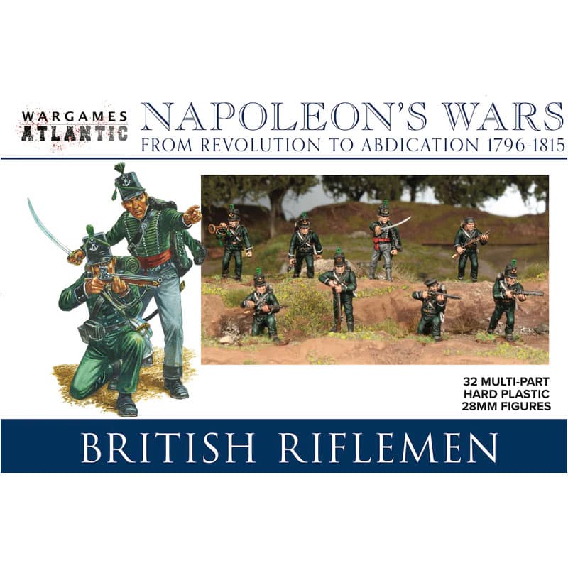 Wargames Atlantic British Riflemen (28mm) |WAANW002