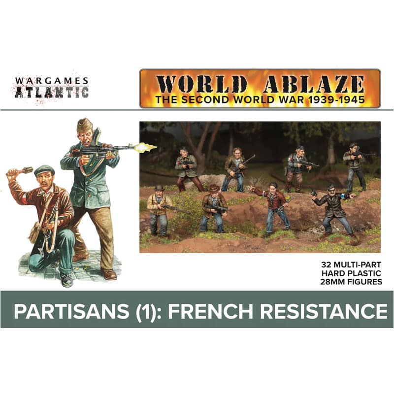 Wargames Atlantic Partisans (1) French Resistance (28mm) |WAAWA001