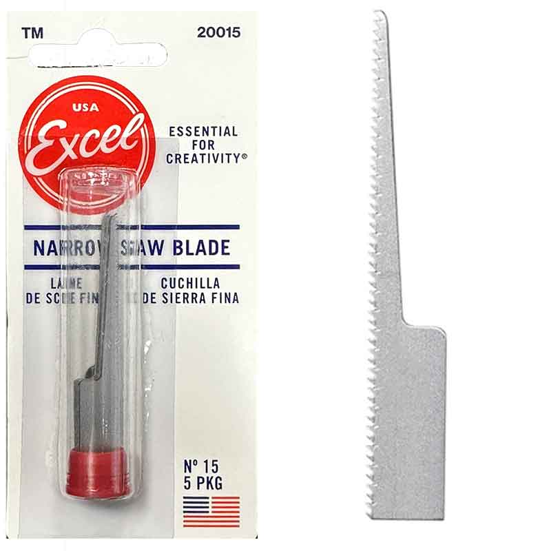 5x No.15 Narrow Saw Blade 20015 Excel