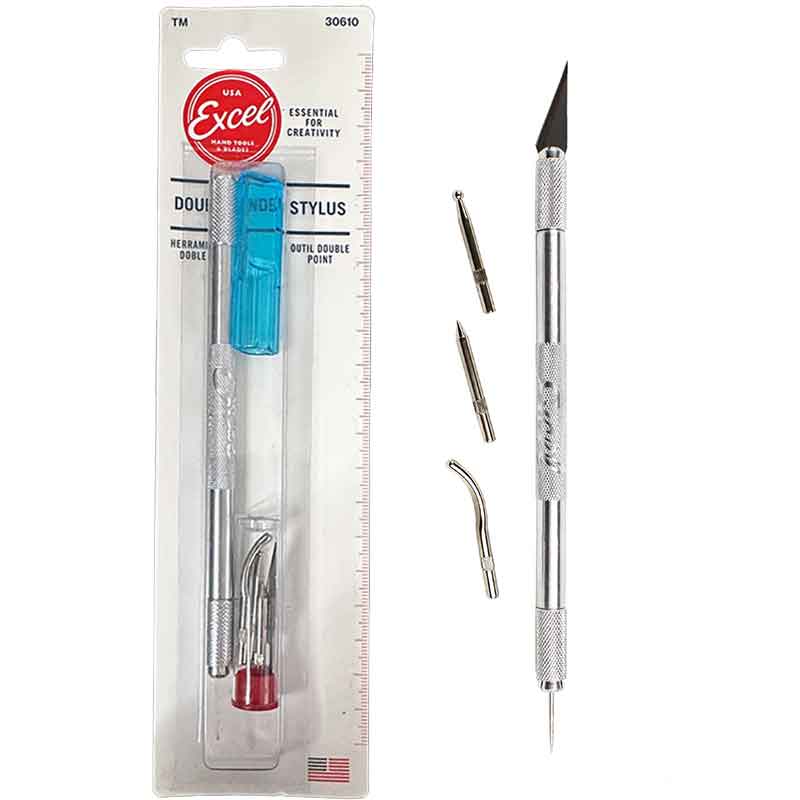 Double Ended Knife, Stylus And Embossing Tool 30610 Excel