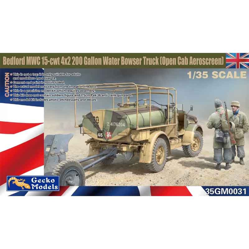 Gecko Models Bedford MWC Water Bowser Truck (1/35) 35GM0031