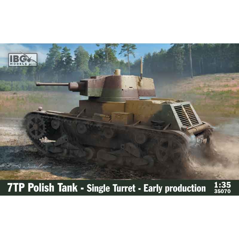 IBG Models 7TP Polish Tank Single Turret Early Production (1/35) 35070