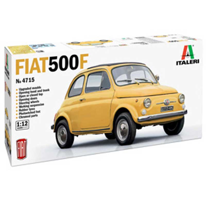 Italeri Fiat 500 Upgraded Edition (1/12) 4715