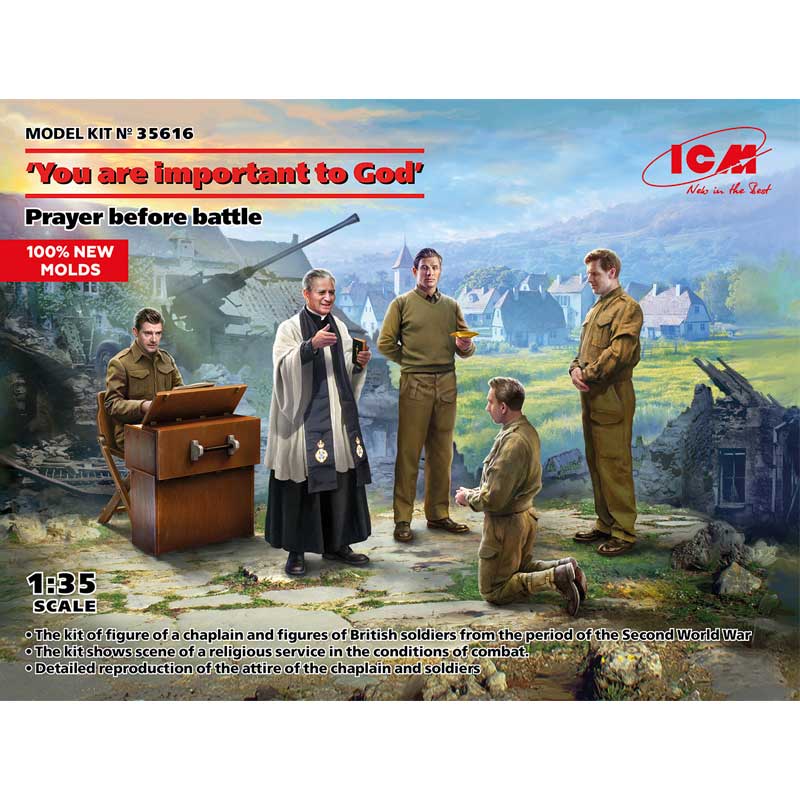 1/35 You Are Important to God Prayer Before Battle 35616 ICM