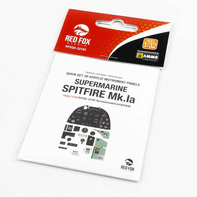 1/32 Supermarine Spitfire Mk.Ia (for Kotare kit) Red Fox Studio
