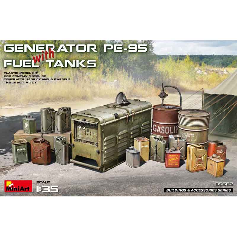 Miniart Generator PE-95 with Fuel Tanks (1/35) 35662