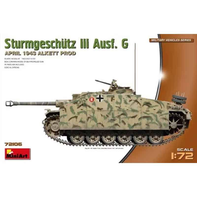 Miniart StuG III Ausf G April 1943 Prod (1/72) 72106
