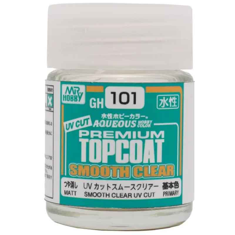 Mr Hobby - Premium Top Coat Smooth Clear UV Cut - Matt (18ml) GH-101