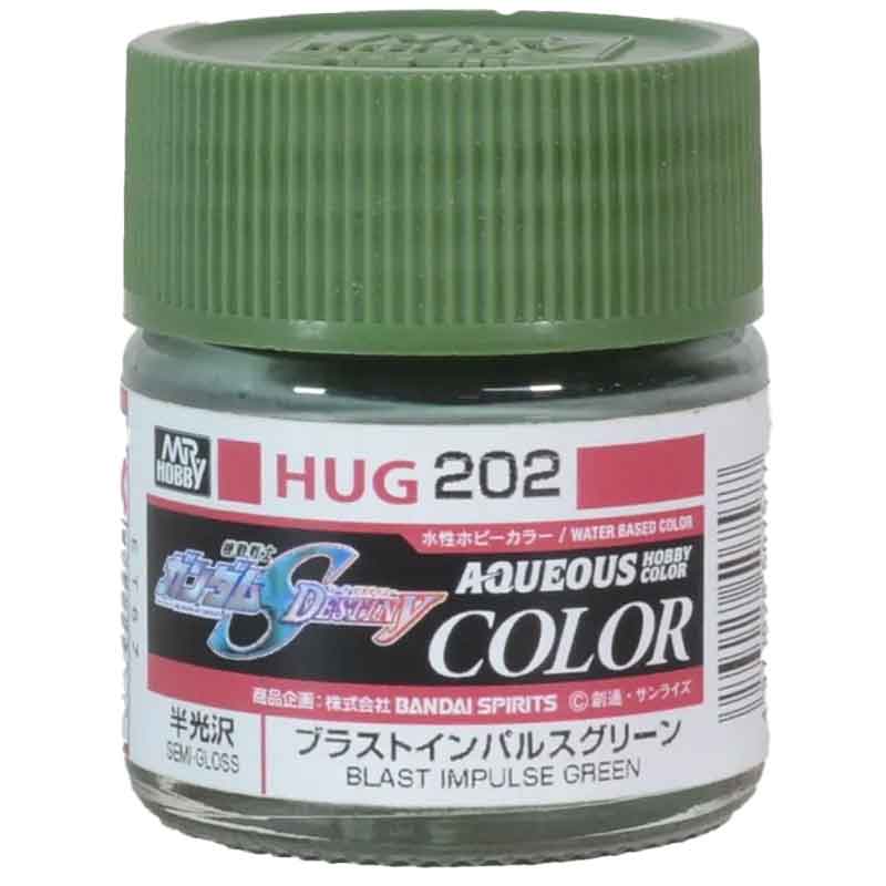 Mr Hobby - Aqueous Gundam Color - Blast Impulse Green (10ml) HUG-202