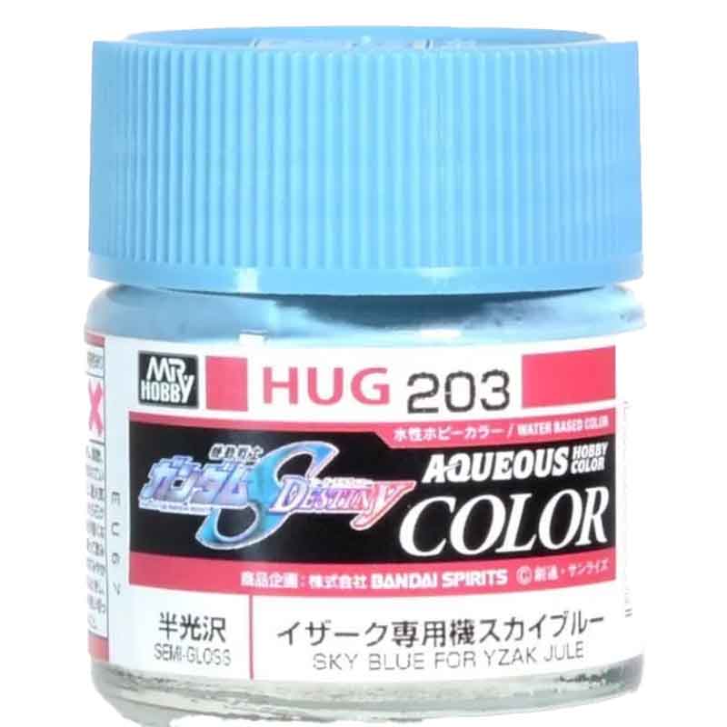 Mr Hobby - Aqueous Gundam Color - Sky Blue For Yzak Jule (10ml) HUG-203
