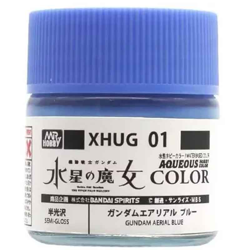 Mr Hobby - Aqueous Gundam Color - Aerial Blue (10ml) | XHUG-01