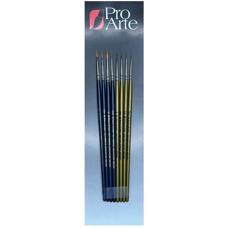 ProArte All Media – Micro Detail Brush Set Synthetic