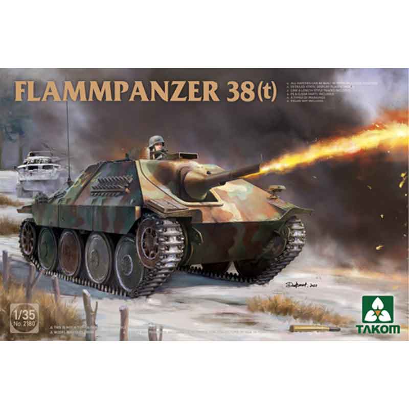 1/35 German WWII Flammpanzer 38(t) 02180 Takom