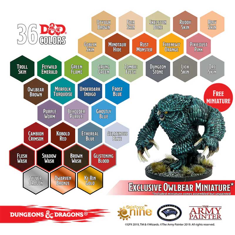 The Army Painter D & D Monsters Paint Set 75002