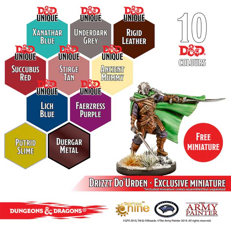 The Army Painter D & D Underdark Paint Set 75004