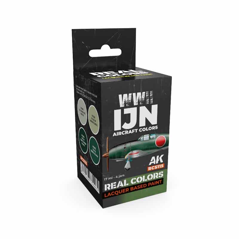 AK Interactive Real Color Paint Set - WWII IJN Aircraft Colors RCS115