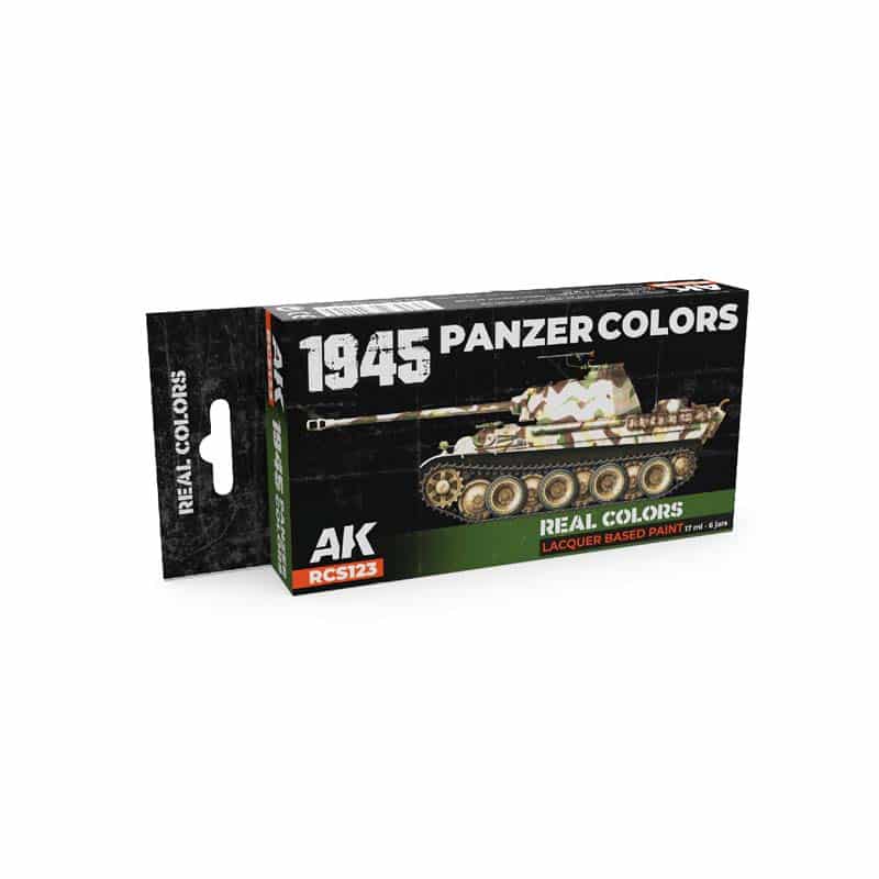 AK Interactive Real Color Paint Set - Panzer Colors (1945) RCS123