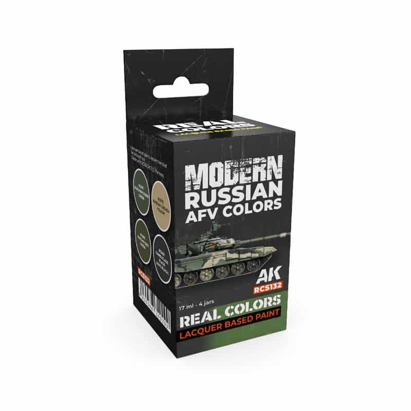 AK Interactive Real Color Paint Set - Modern Russian AFV Colors RCS132