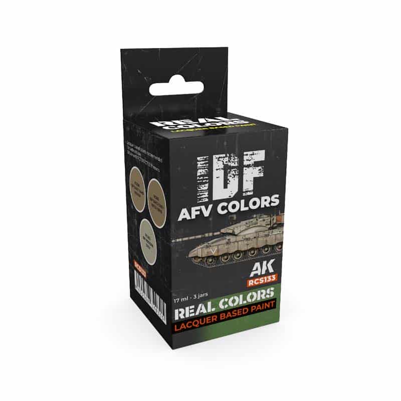 AK Interactive Real Color Paint Set - IDF AFV Colors RCS133