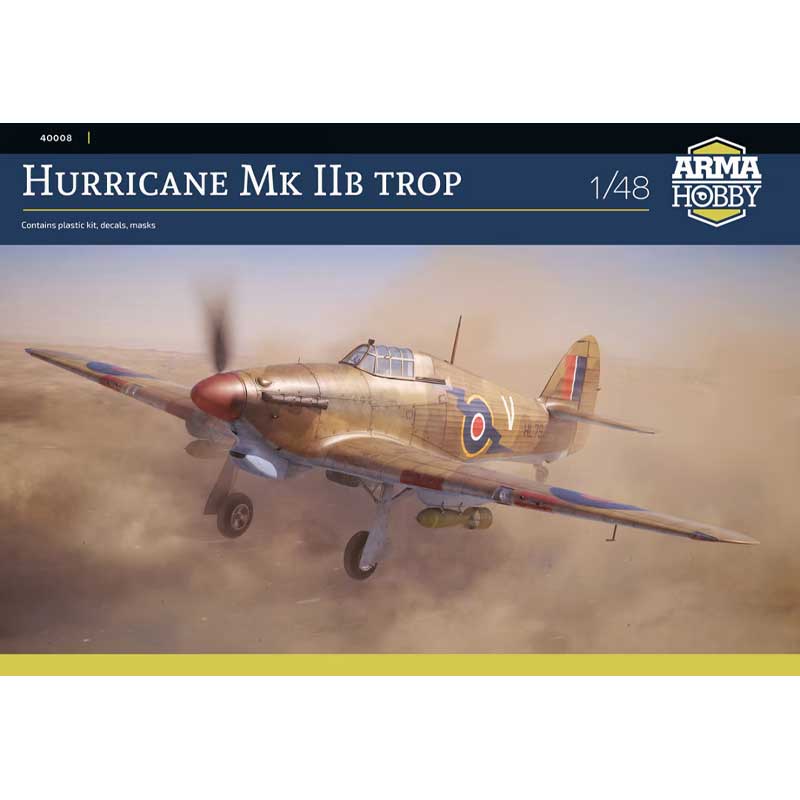 Arma Hobby Hawker Hurricane Mk IIB Trop Set (1/48) 40008