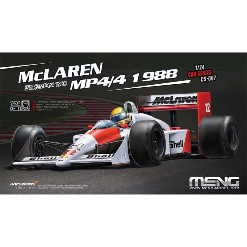 1/24 Mclaren MP4/4 1988 CS-007 Meng Model