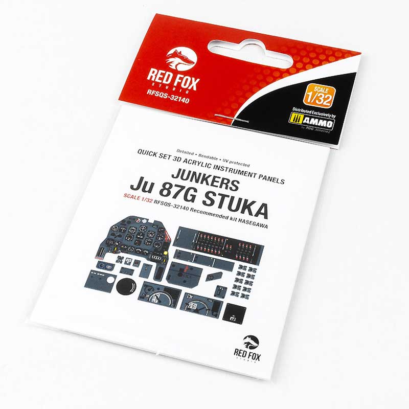1/32 Junkers Ju 87G Stuka (for Hasegawa kit) RFSQS-32140 Red Fox Studio