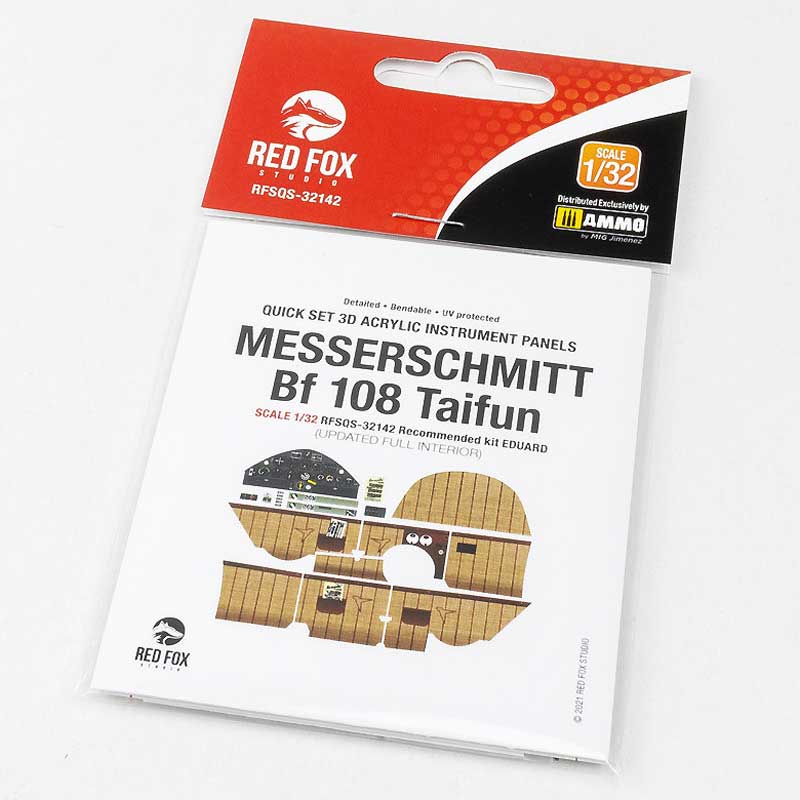 1/32 Bf 108 Taifun Updated (Full Interior) (for Eduard kit) RFSQS-32142 Red Fox Studio