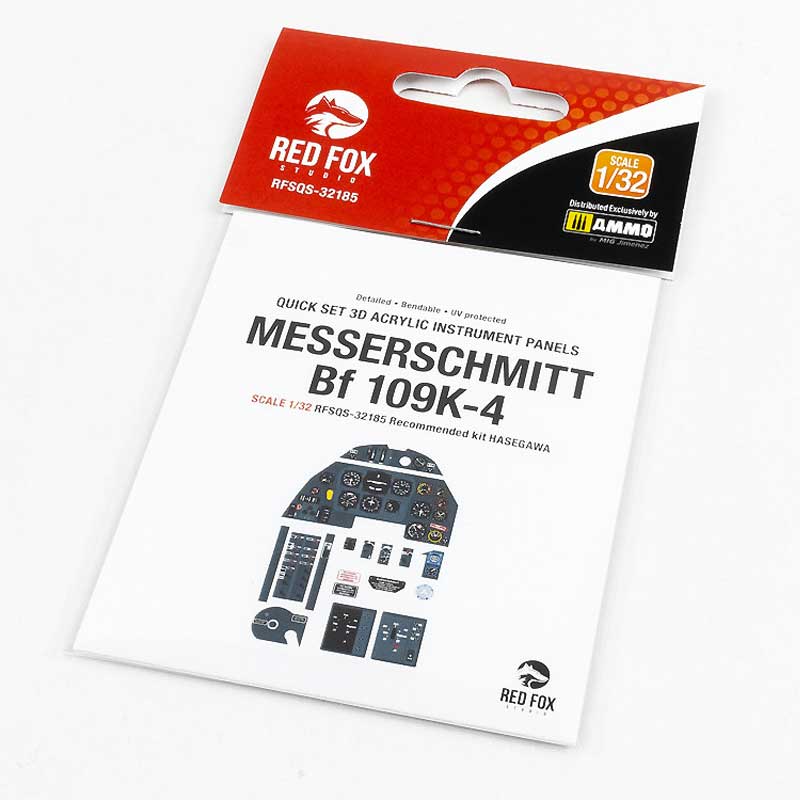 1/32 Messerschmitt Bf 109K-4 (for Hasegawa kit) RFSQS-32185 Red Fox Studio