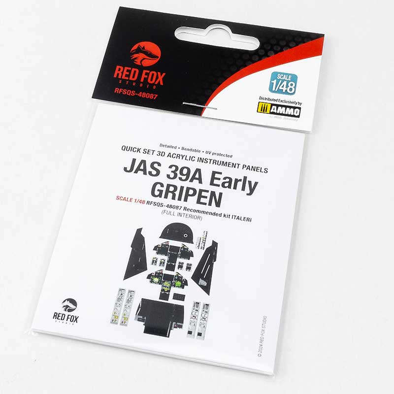 1/48 Jas-39A Gripen Early version (for Italeri kit) RFSQS-48087 Red Fox Studio