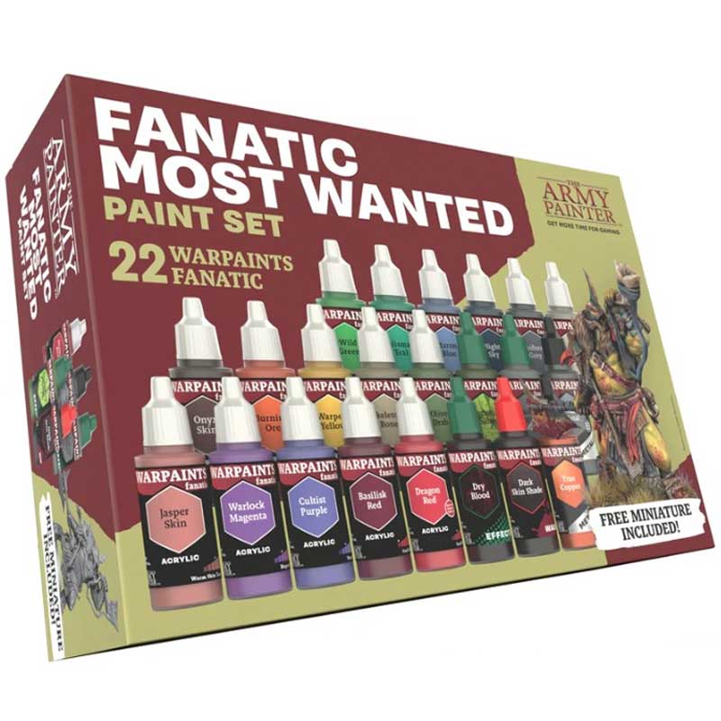 The Army Painter Warpaints Fanatic Most Wanted Set WP8071P