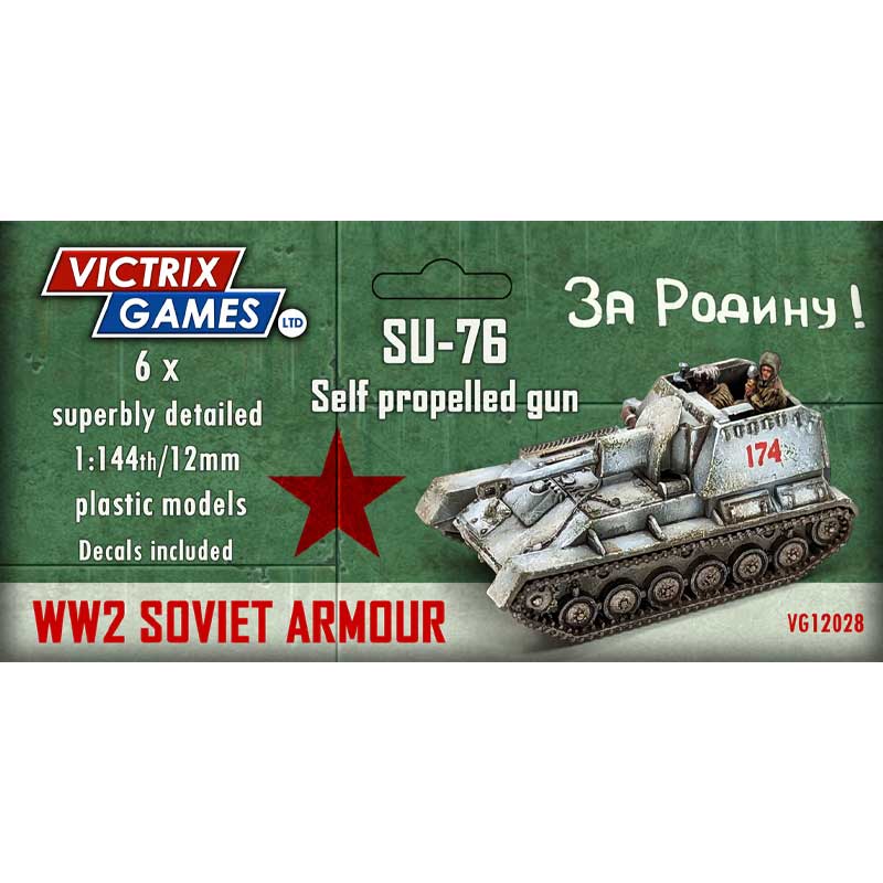 Victrix SU76 + Crew (12mm) VG12028