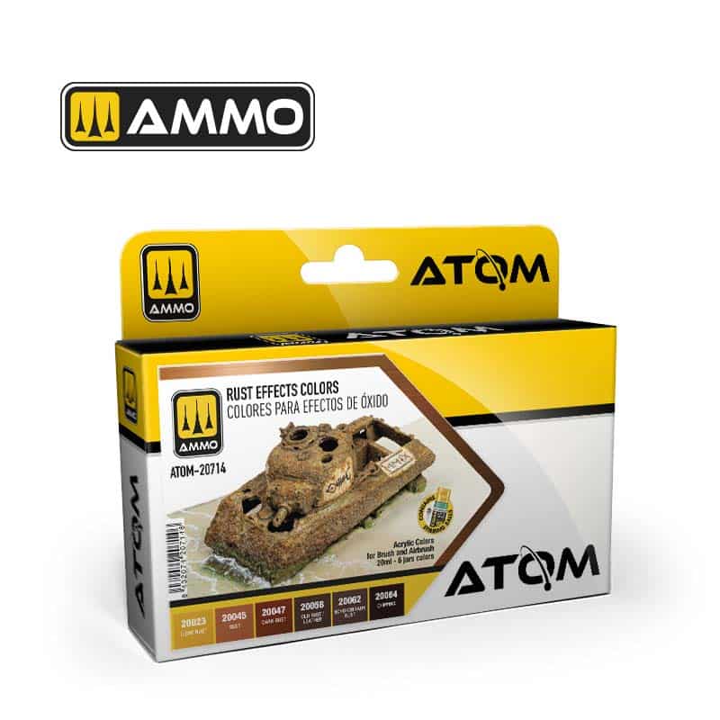 ATOM Rust Effects Colors Set ATOM-20714 Ammo