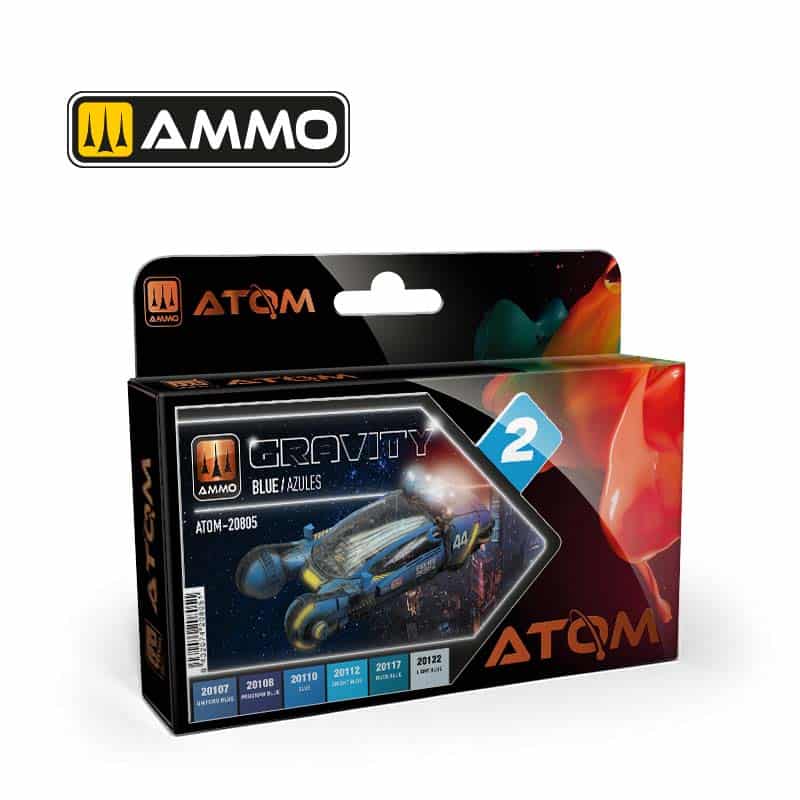 ATOM Gravity Set 2 -Blue ATOM-20805 Ammo