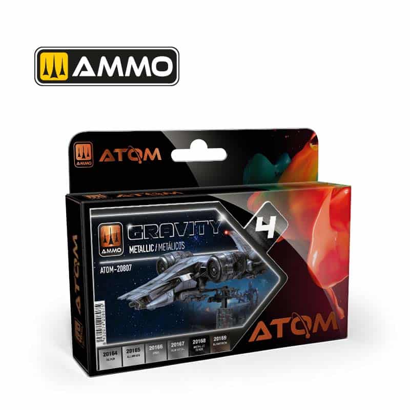 ATOM Gravity Set 4 - Metallic ATOM-20807 Ammo