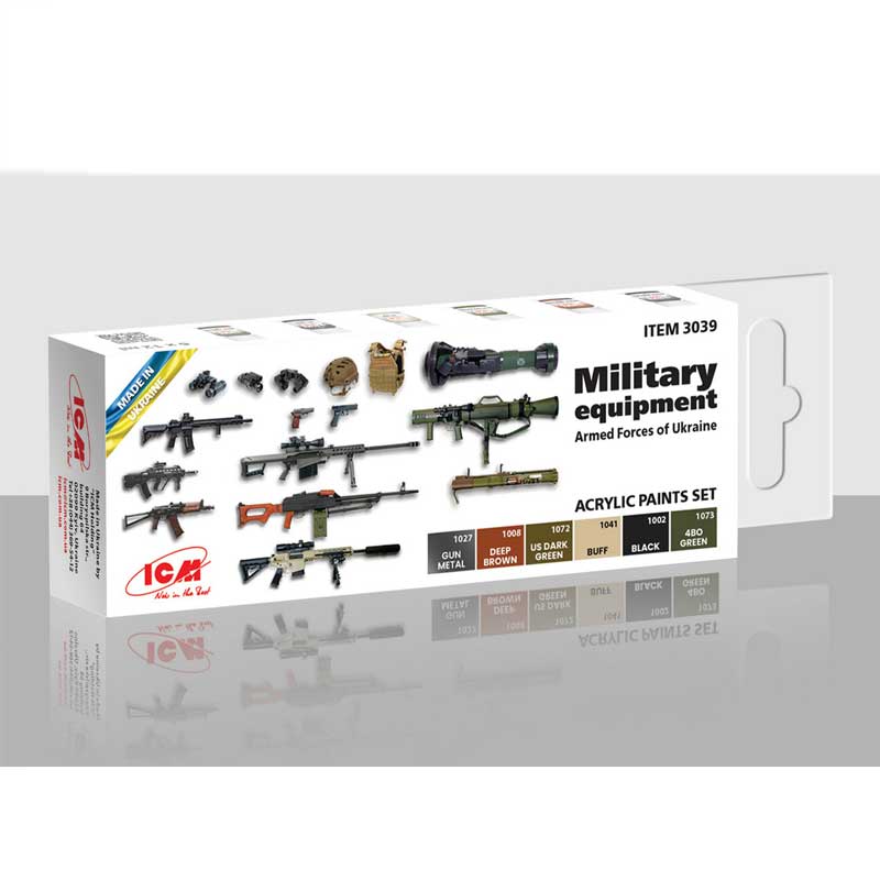 ICM Paint Set - Ukrainian Military Equipment 3039