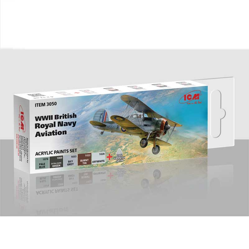 ICM Paint Set - WWI British Royal Navy Aviation 3050