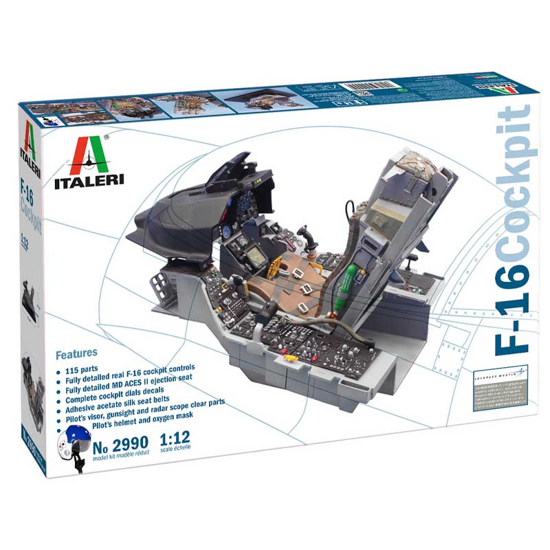 Italeri F-16 COCKPIT (1/12) 2990