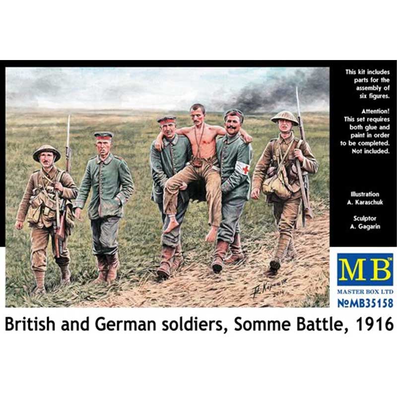 Master Box British and German Soldiers Somme Battle, 1916 (1/35) MB-35158