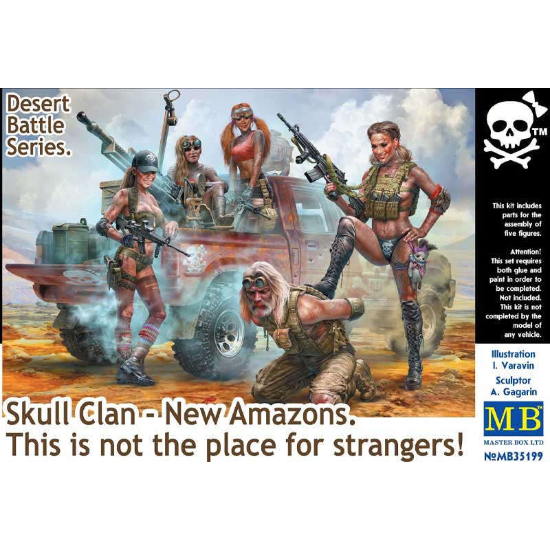 Master Box Desert Battle Series Skull Clan - New Amazons (1/35) MB-35199