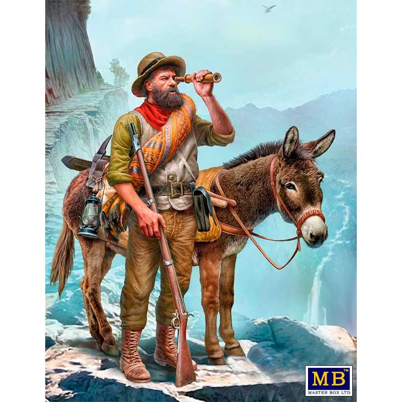 Master Box The Wild West. Gold Fever Series Kit No 1 Gold-digger (1/35) MB-35233