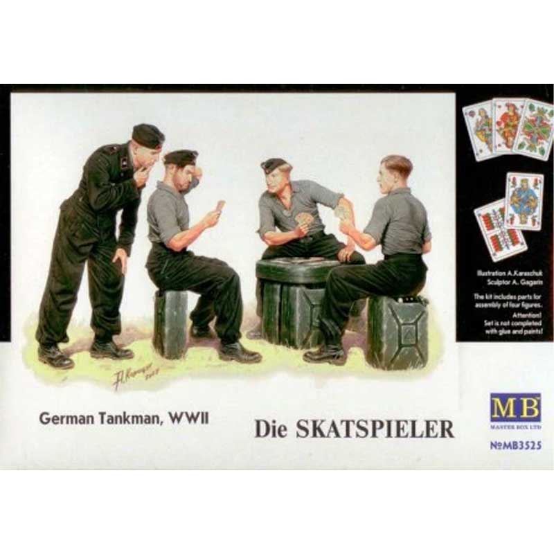 Master Box Die Skatspieler German Tankman, WW II (1/35) MB-3525